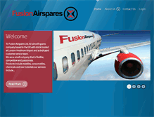 Tablet Screenshot of fusionairspares.com